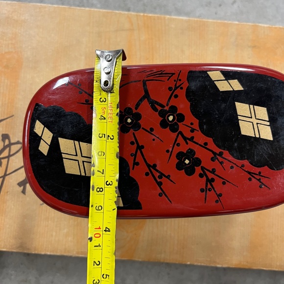 Set of 6 Traditional Japanese 2 Tier Bento Box Lunch Container, Made in Japan - Picture 7 of 7